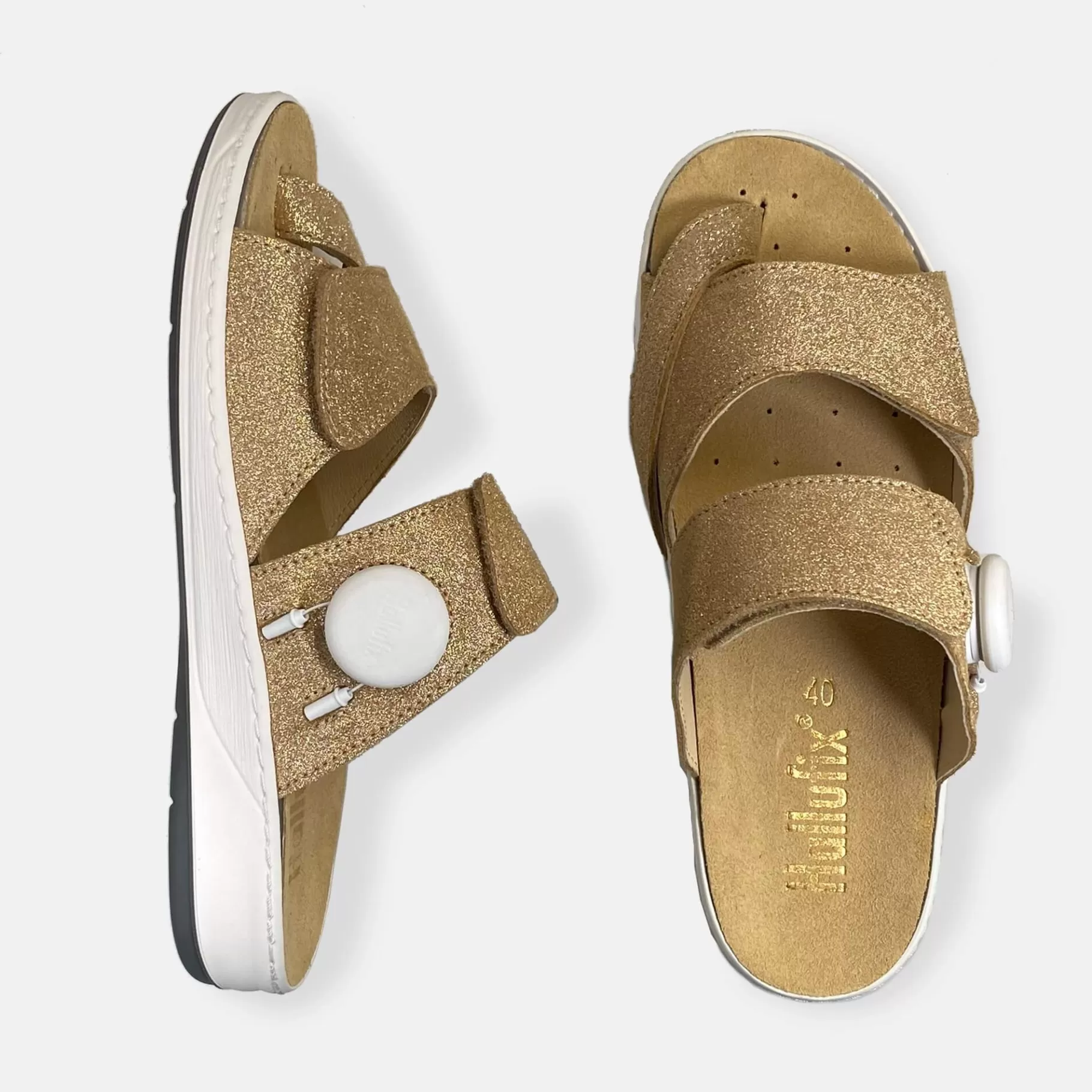 Sale BÄR Schuhe SunGo mit Hallufix gold