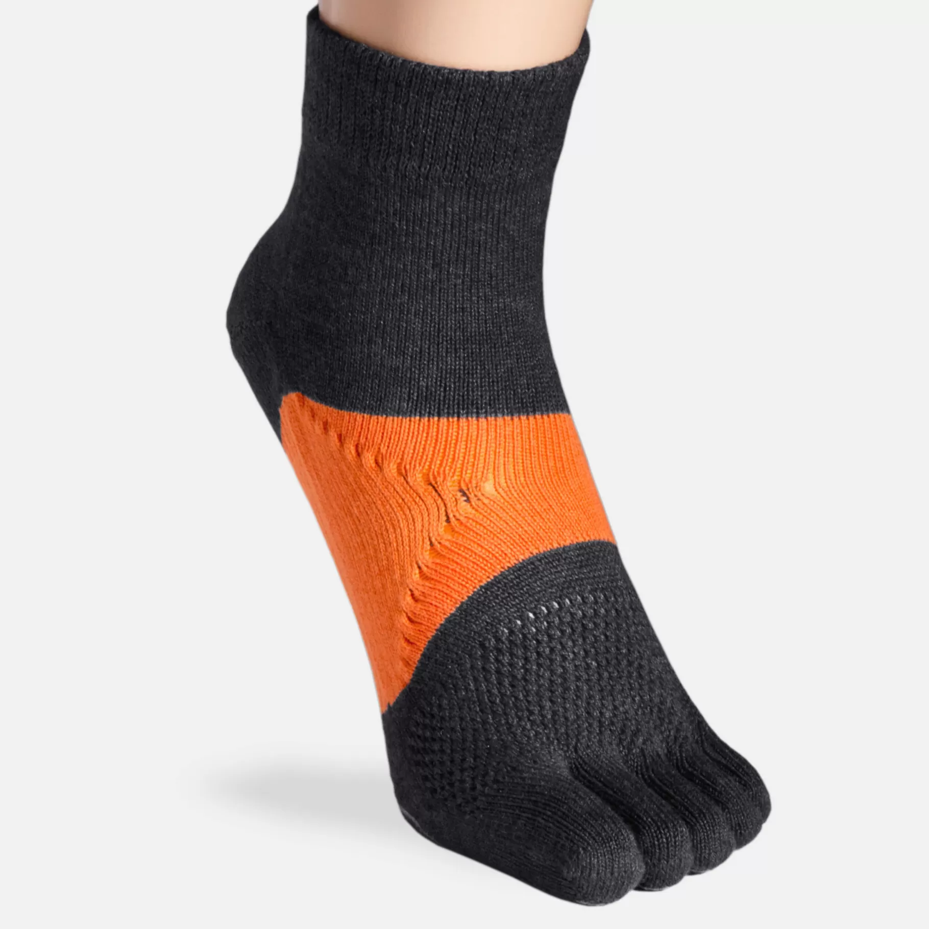Store BÄR Schuhe Zehensocken Marathon anthrazit/orange